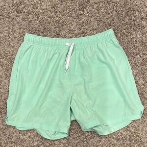 5.5” Mint Green Men's Swim Trunks